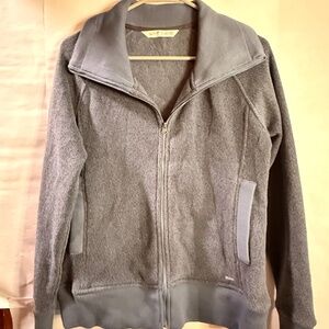 🩶 Woolrich Zip-Up Fleece Jacket – Blue/Gray | Size M
